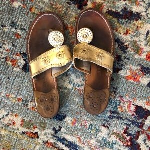Jack Rogers- Gold- Size 7.5